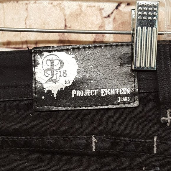 Project Eighteen Jeans BLACK Size 28/9  EUC - Picture 9 of 14